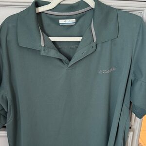 Columbia Men's Teal Polo Shirt